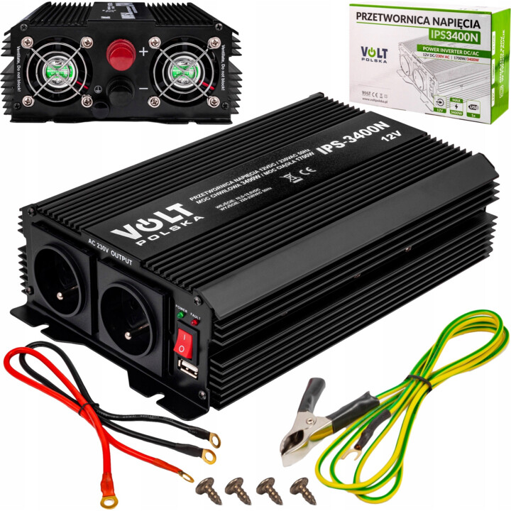 VOLT POLSKA IPS-3400 convertisseur de tension 12/230V 1700/3400W