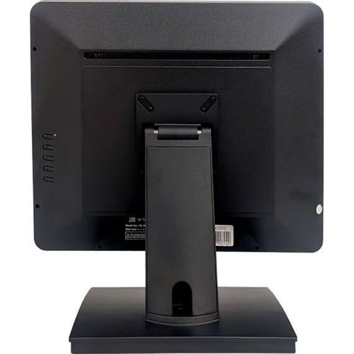 Monitor tátil 4:3 de 17" 10POS TS-17HV Capacitivo plano de 10 pontos HDMI VGA USB, VESA, preto