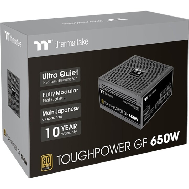Thermaltake Toughpower GF 650W unité d'alimentation d'énergie 20+4 pin ATX Noir