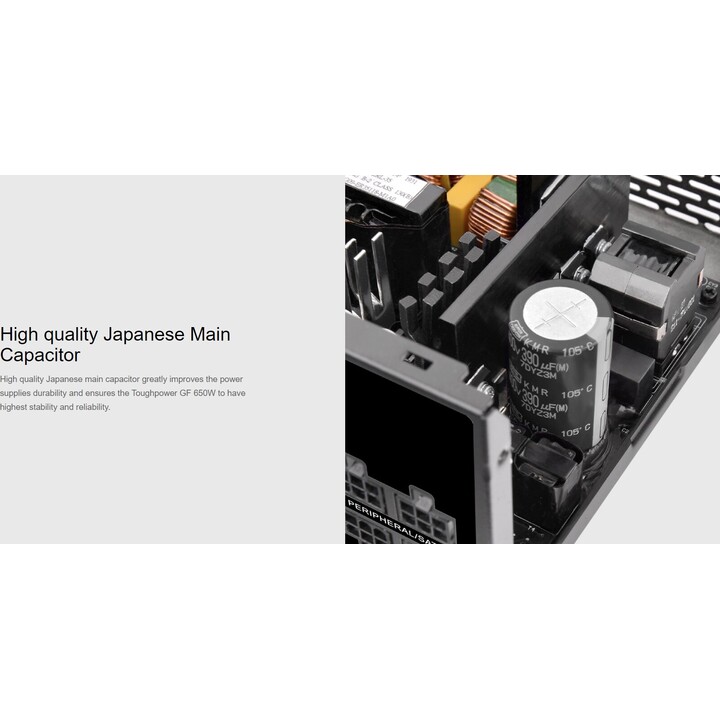 Thermaltake Toughpower GF 650W unidad de fuente de alimentación 20+4 pin ATX Negro