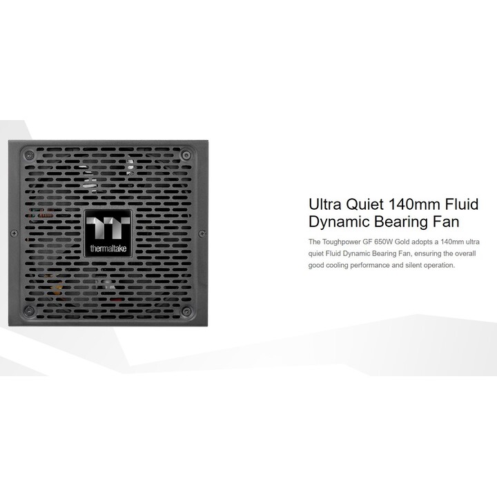 Thermaltake Toughpower GF 650W unidad de fuente de alimentación 20+4 pin ATX Negro