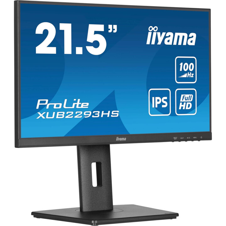 Monitor iiyama ProLite XUB2293HS-B6, 54.6cm (21.5) 1920x1080 Pixels Full HD LED - New item, but with damaged box
