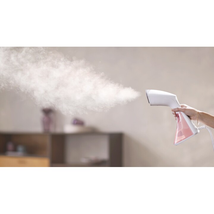 Vaporizador de roupa Philips série 8000 GC801/10, 0,23 L, 1600 W, rosa e branco - Pequenos sinais de uso