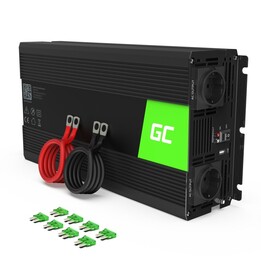 Green Cell INV19 alimentatore e inverter Auto 1500 W Nero