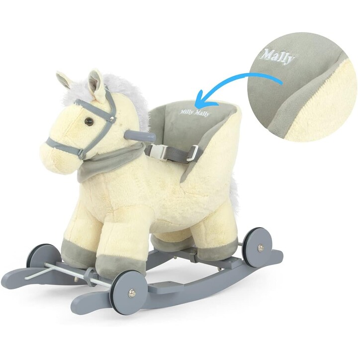 Milly Mally Polly Caballito de Juguete Infantil Beige