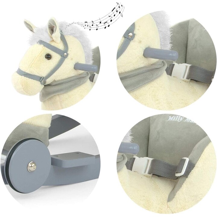 Milly Mally Polly Caballito de Juguete Infantil Beige