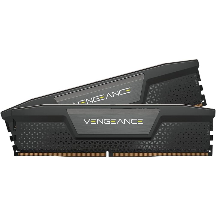 Corsair Vengeance RGB DDR5 RAM 32GB (2x16GB), 6000 MHz, CL38 XMP, color negro