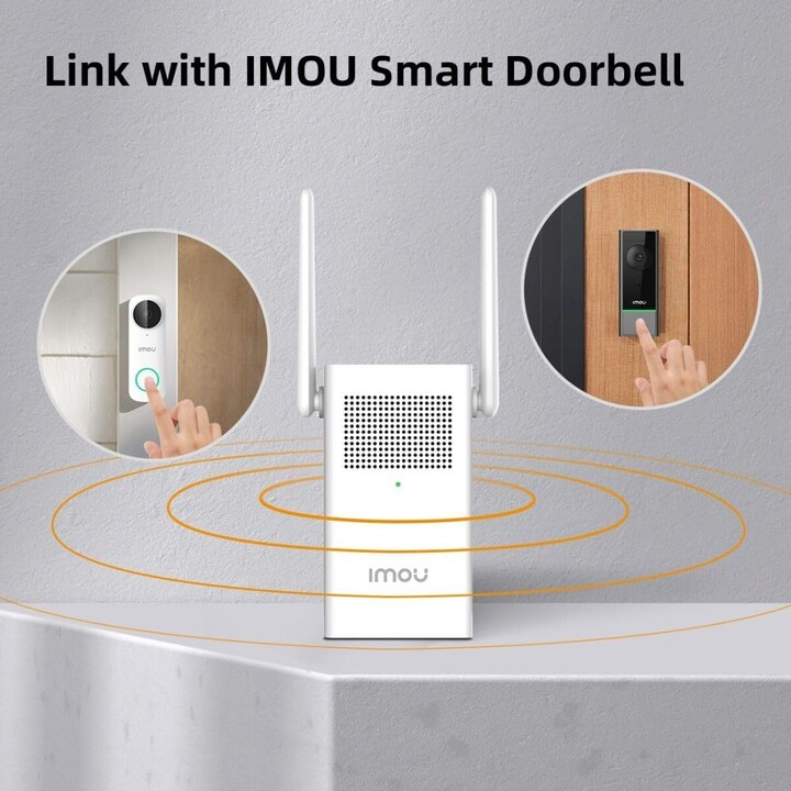 IMOU DS21, Wi-Fi Extender & Smart Door Chime für IMOU-Türklingeln und -geräte, weiß