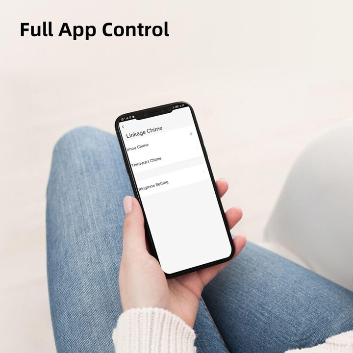 Imu ds21, extensor wi-fi e carrilhão de porta inteligente para campainhas e dispositivos iMou, branco