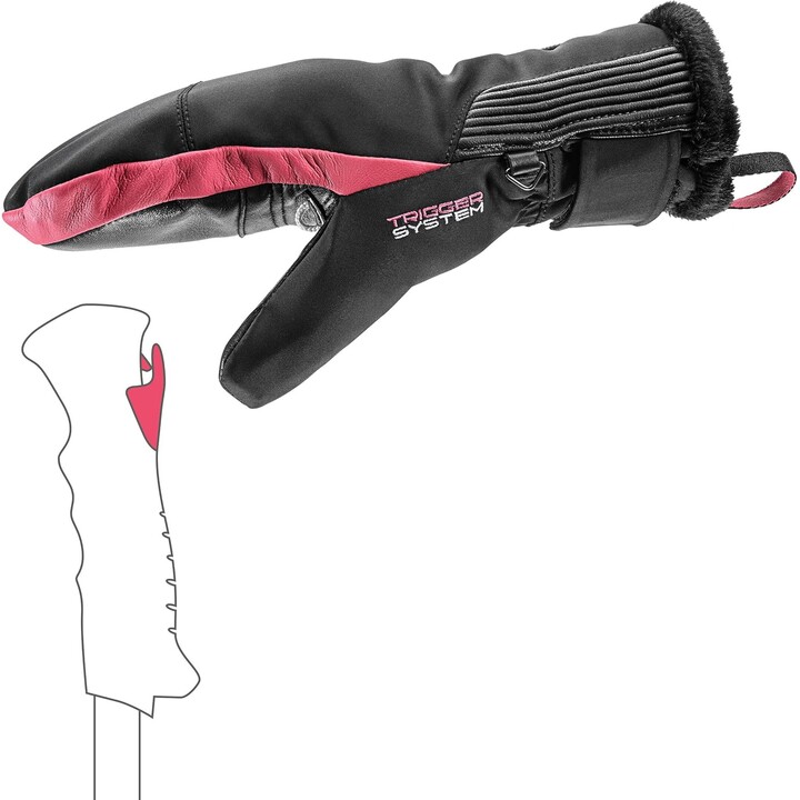 LEKI GLOVES Vallarta 3D Mujer Manopla rosa 6.5