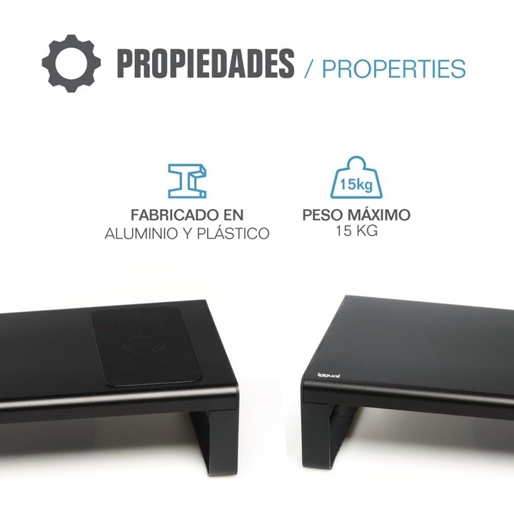 Iggual IGG316900 Preto - Suporte para monitor