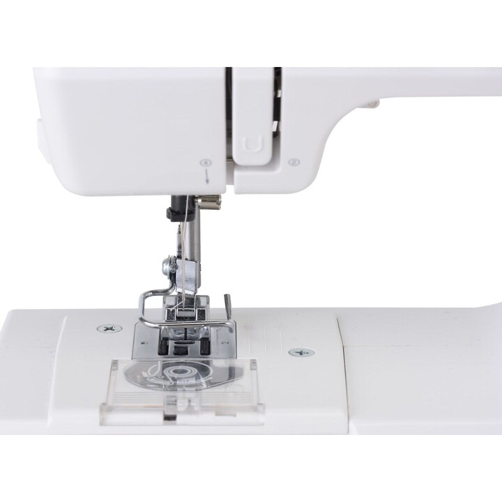 Máquina de coser Singer M1005, Número de puntadas 11, Número de ojales 1, Blanca
