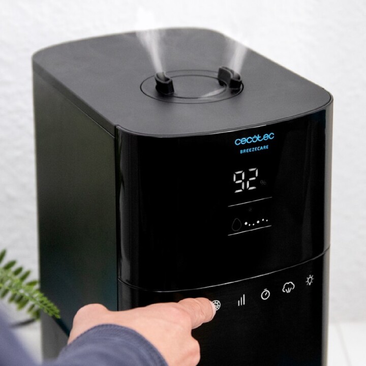 Humidificateur Cecotec BreezeCare 4000 Connected, réservoir de 6 litres, humidification de 400 ml/h, Wi-Fi et commande tactile