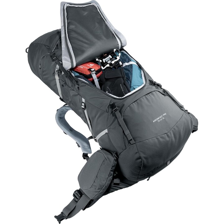 Deuter Aircontact Pro 75+10 SL Mochila de senderismo para mujer Grafito