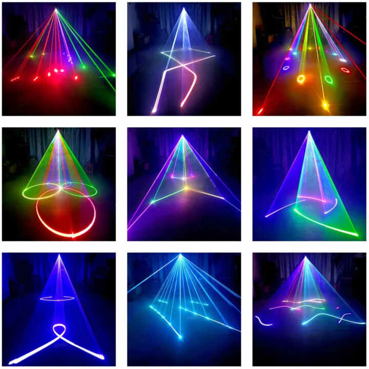 LIGHT4ME APP LASER 5W RGB iluminación láser profesional escenario Bluetooth