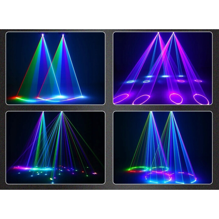 LIGHT4ME APP LASER 5W RGB iluminación láser profesional escenario Bluetooth