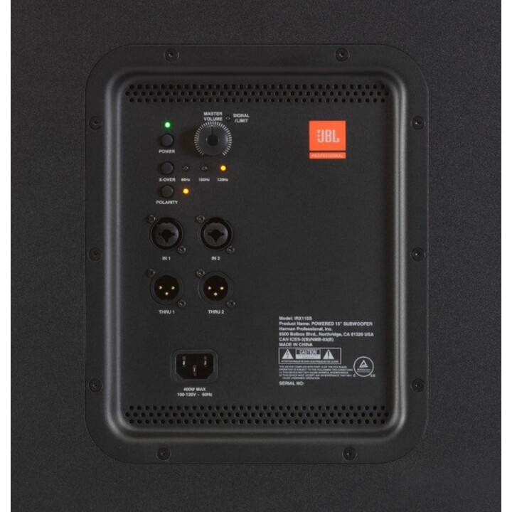 JBL Professional Irx115S - Subwoofer Com Fios Compacto, 15 Polegadas, Preto