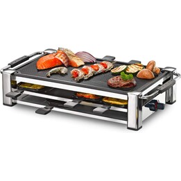 Rommelsbacher RCC 1500, gril d'intérieur 1500W, Chrome