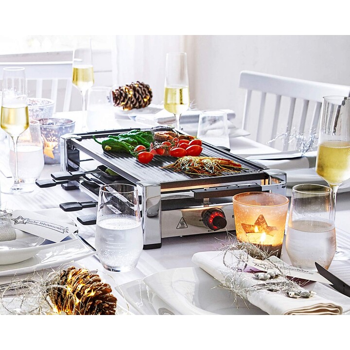 Rommelsbacher RCC 1500, grill per interni 1500W, cromo
