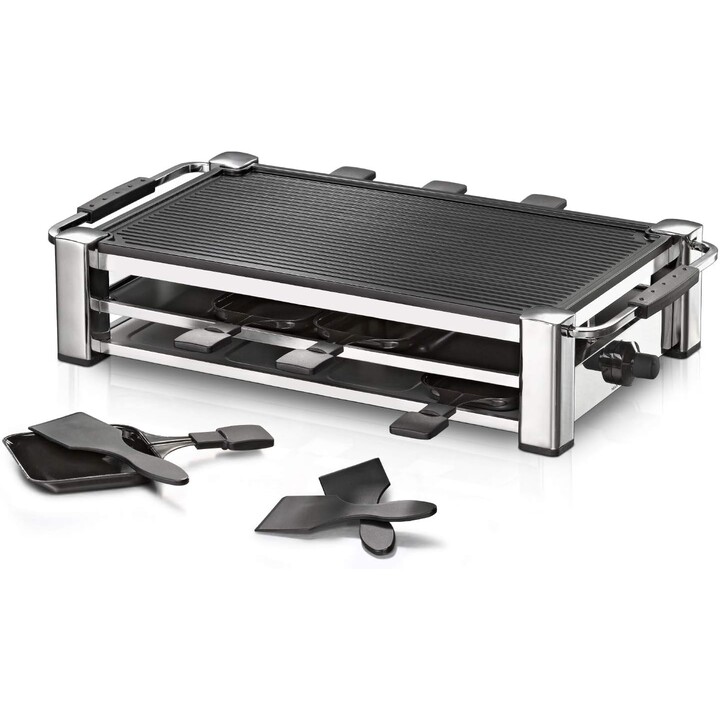 Rommelsbacher RCC 1500, gril d'intérieur 1500W, Chrome