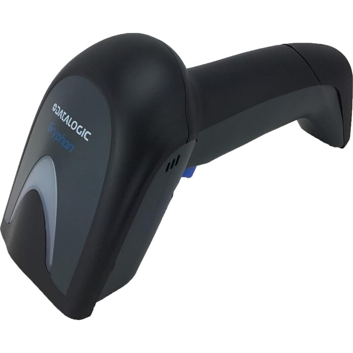 Datalogic Gryphon 4200, leitor de códigos de barras, distância de leitura: 147 cm, Multi I/F, kit USB, preto