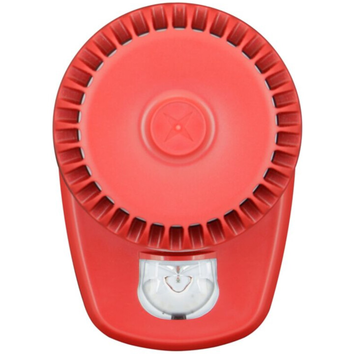Balise sonore à LED ROLP LX VAD, Fulleon, clignotement rouge, boîtier rouge (ROLP/R1/LX-W/RF E38)