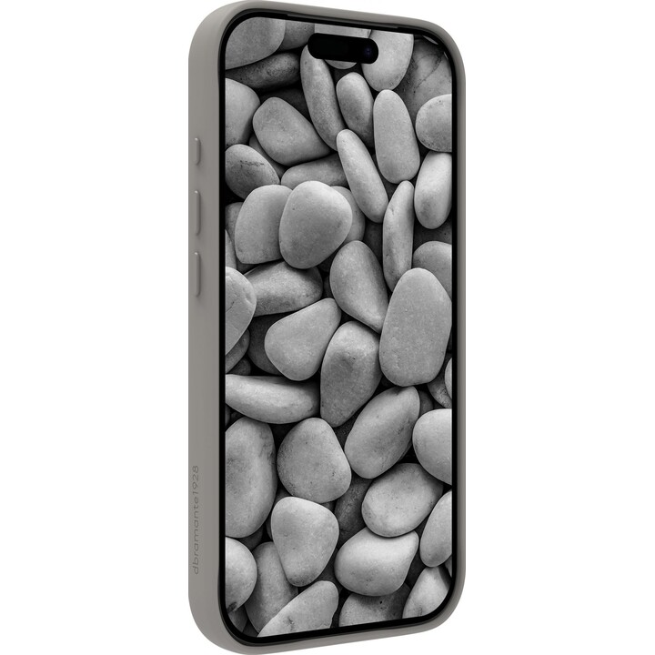 dbramante 1928 Roskilde MS Kick ICON - Custodia protettiva per iPhone 17 Pro compatibile con MagSafe (River Stone)