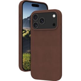 dbramante 1928 Roskilde MS - funda de cuero para iPhone 17 Pro Max compatible con MagSafe (marrón oscuro)