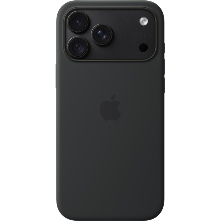 Coque en silicone Apple avec MagSafe pour iPhone 18 Pro Max - Noir