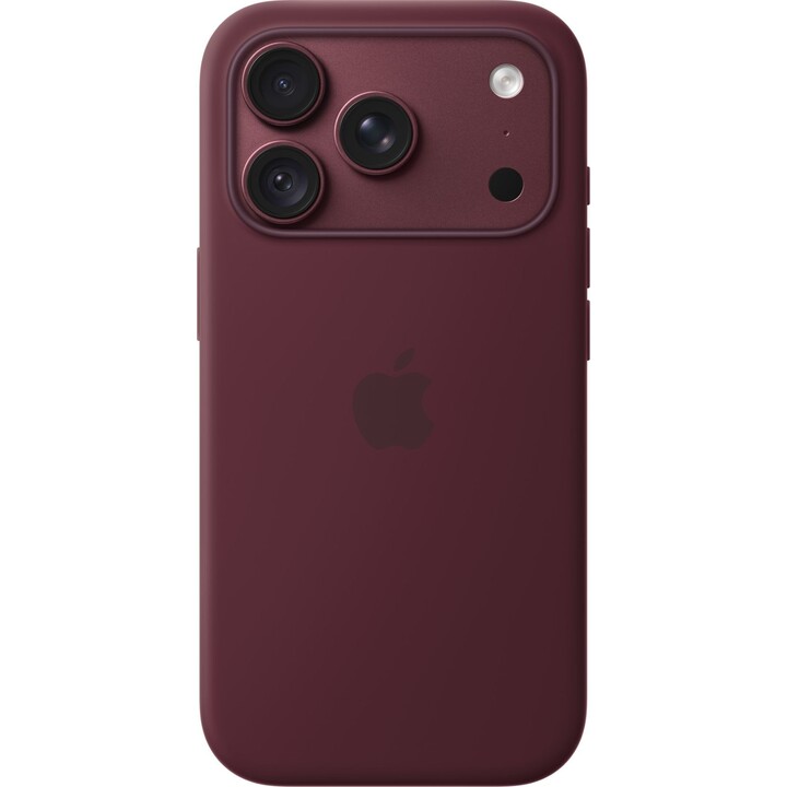Apple Silicone Case with MagSafe for iPhone 18 Pro - Burgundy