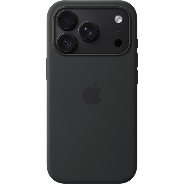 Funda de silicona de Apple con MagSafe para iPhone 18 Pro - Negra