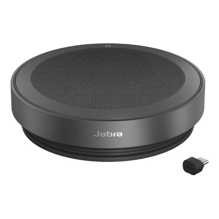 Teléfono manos libres Jabra Speak2 75 UC (USB-A+USB-C con cable, adaptador Bluetooth USB-C)