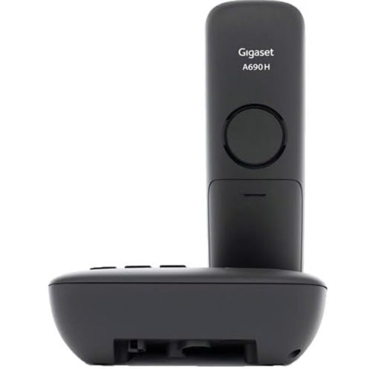 Gigaset A690A Duo DECT Cordless analogico Vivavoce, base, ricomposizione telefonica Nero