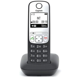 Gigaset A690 DECT Cordless analogue Hands-free, base, Redial Black