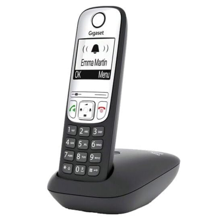 Gigaset A690 DECT Cordless analogue Hands-free, base, Redial Black
