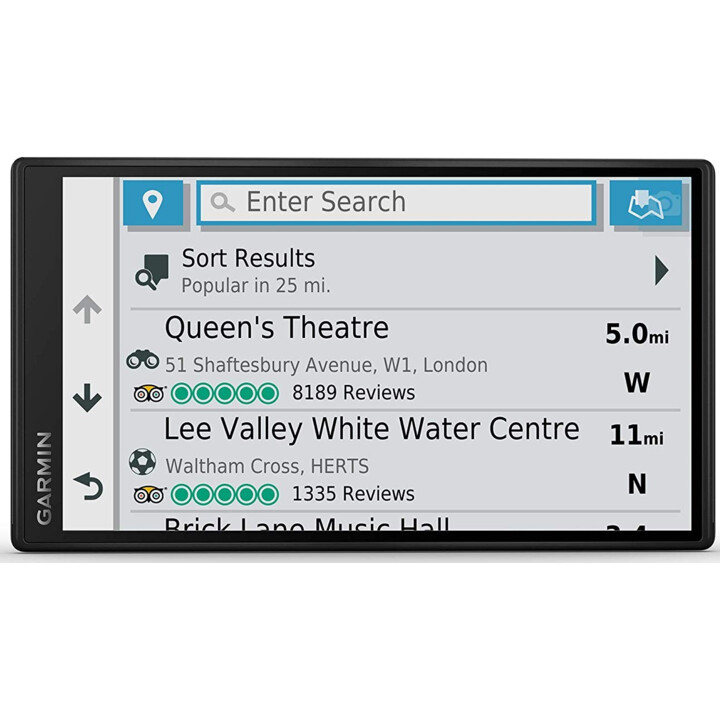 Garmin drivesmart 55 Navigador da UE Mt-D fixado 14 cm (5,5") TFT Touchscreen 151 g preto