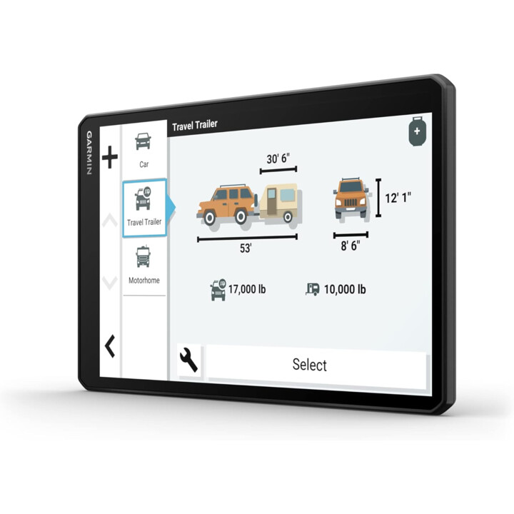Navegador por satélite Garmin Camper 1095 EU con tráfico en directo