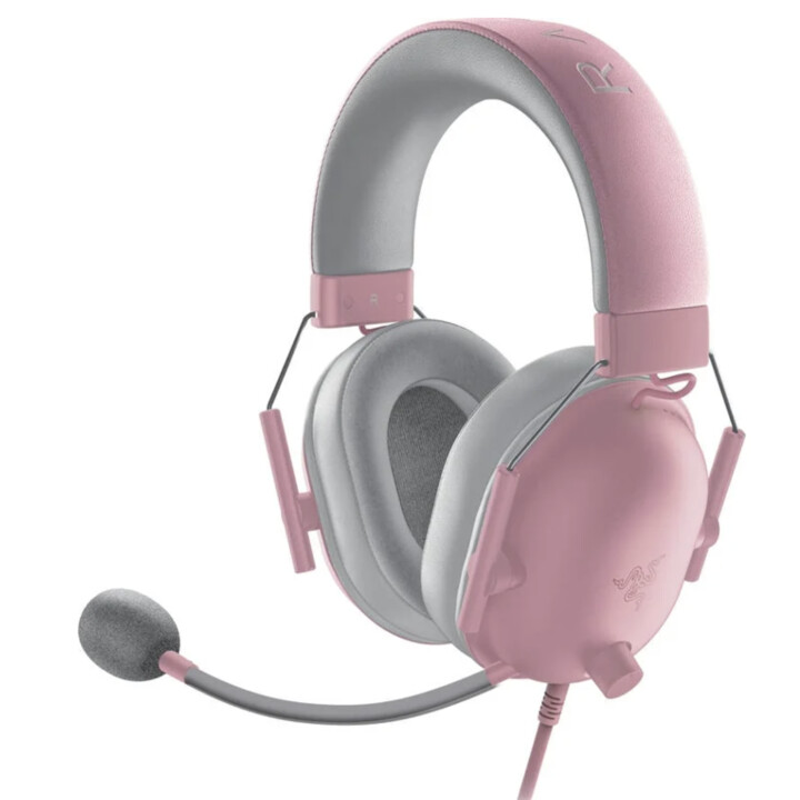 Razer Blackshark V2 X Playstation Quarz Gaming-Kopfhörer, rosa