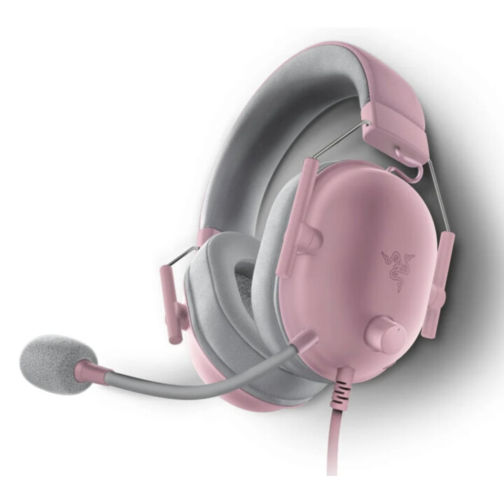 Auriculares de juego Razer Blackshark V2 X Playstation Quartz, rosa