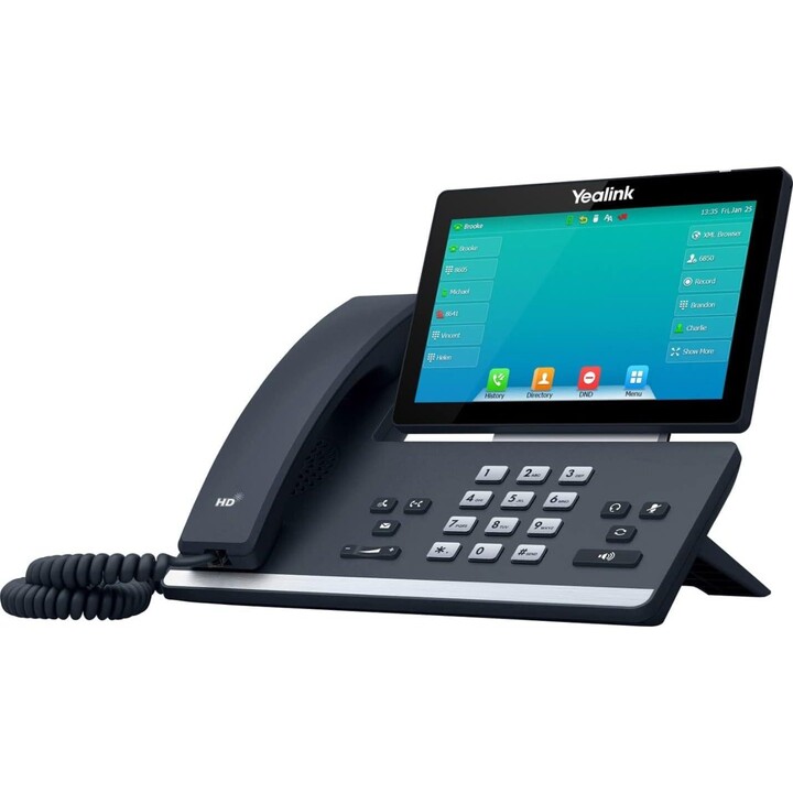 Yealink SIP-T57W - Téléphone VoIP avec interface Bluetooth et identification de l´appelant