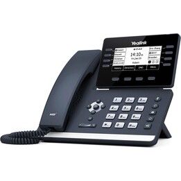 Yealink SIP-T53W - Telefono VoIP con interfaccia Bluetooth e identificativo del chiamante - nero