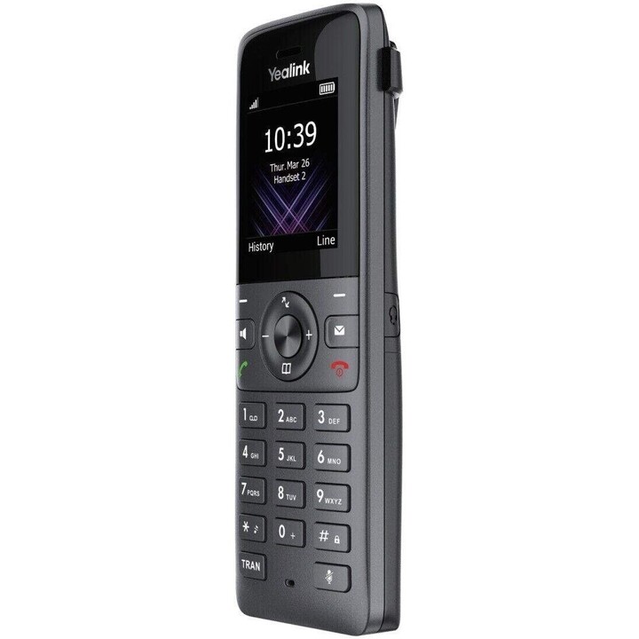 Yealink SIP-W59R Pro Ruggedized DECT Wireless IP Handset Phone with Bluetooth and Integrated Safety Alarms
