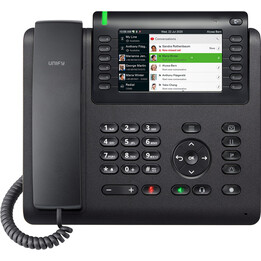Teléfono de escritorio Unify OpenScape CP700 VoIP, negro