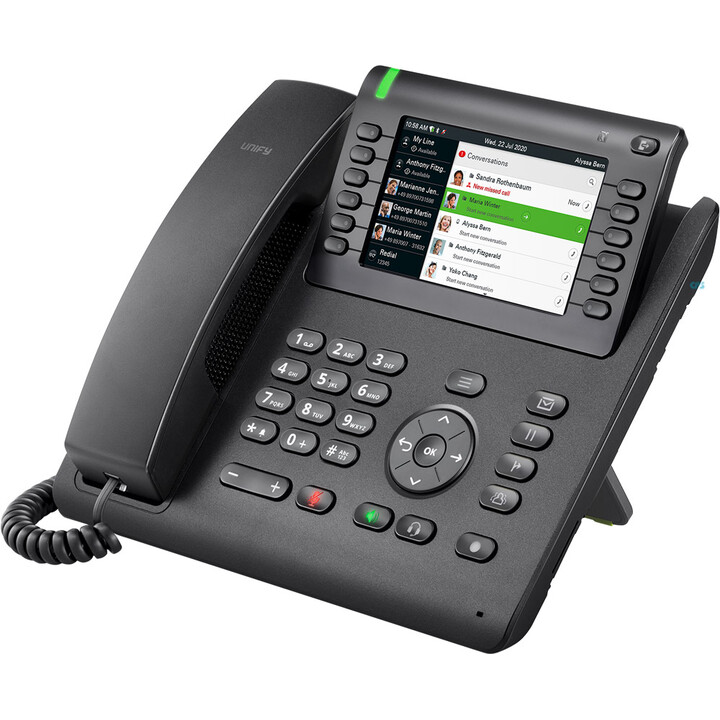 Telefono VoIP Unify OpenScape Desk Phone CP700, nero