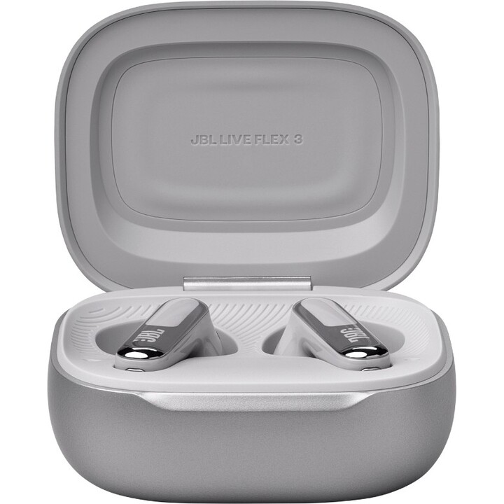 JBL Live Flex 3 Wireless In Ear Headsets Silver, JBLLIVEFLEX3SIL