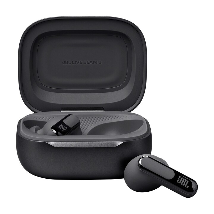Écouteurs intra-auriculaires sans fil JBL Live Beam 3 noirs, JBLLIVEBEAM3BLK