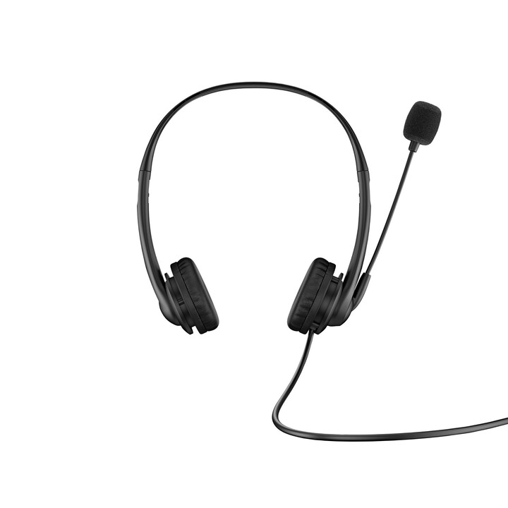 HP G2 Headphones/ with Microphone/ USB/ Black