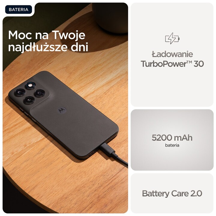 Motorola moto g77 17,3 cm (6.8") Ranura hybride Dual SIM Android 16.0 5G USB Type C 8 Go 128 Go 5200 mAh Noir