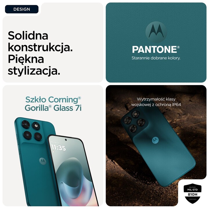 Motorola moto g77 17,3 cm (6,8 Zoll) Ranura híbrida Dual SIM Android 16.0 5G USB Tipo C 8 GB 128 GB 5200 mAh Grün