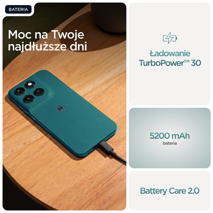 Motorola moto g77 17.3 cm (6.8") Ranura híbrida Dual SIM Android 16.0 5G USB Tipo C 8 GB 128 GB 5200 mAh Verde